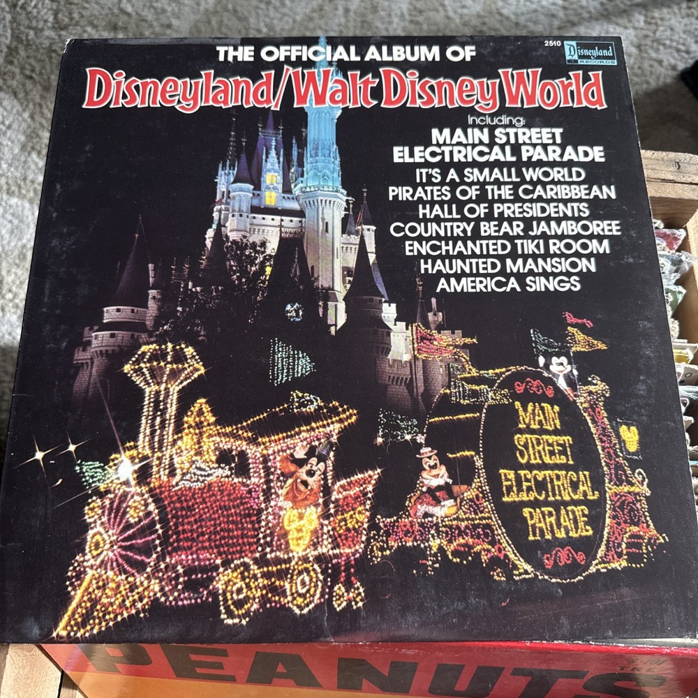 Disneyland/Walt Disney World Official Album 1980 Release LP 12