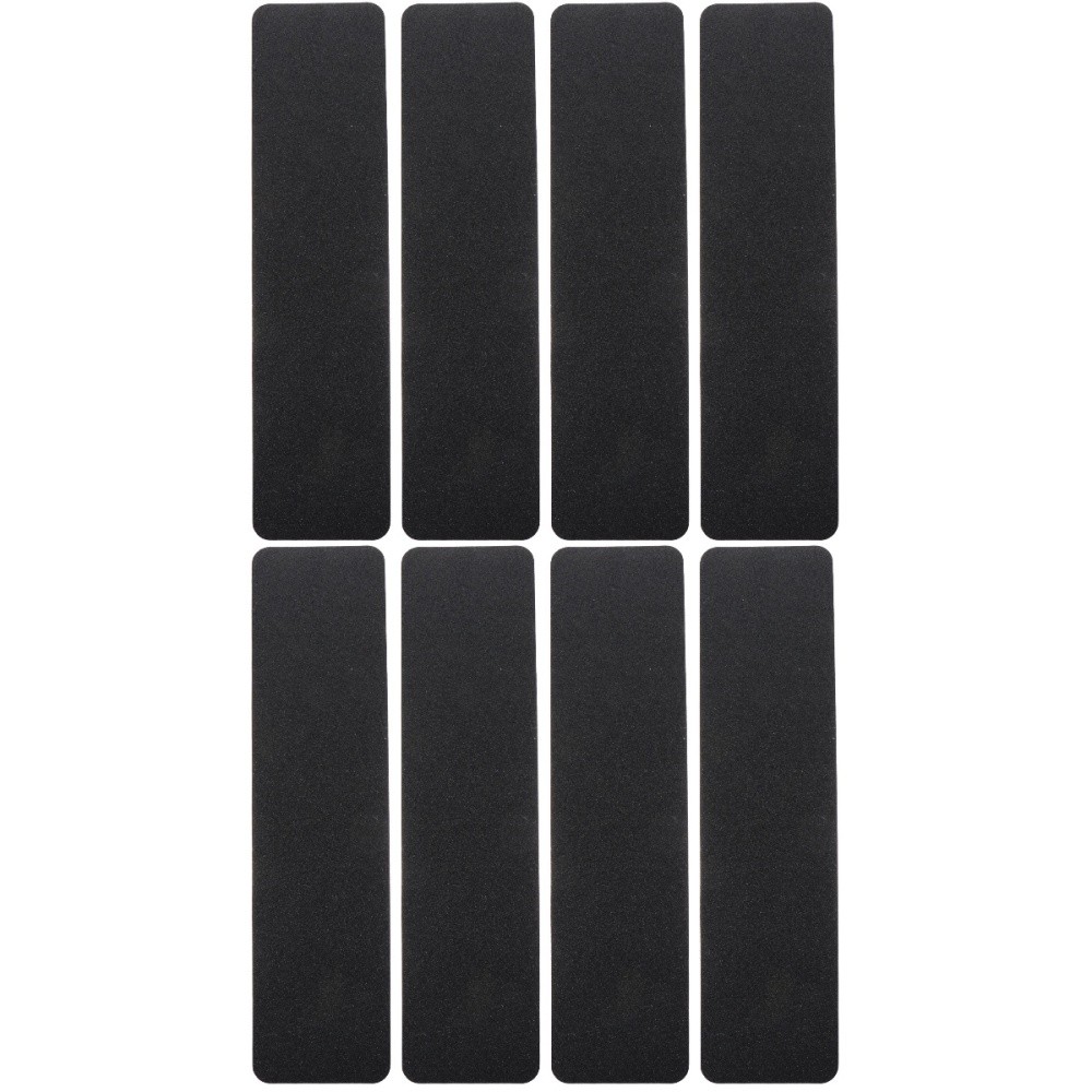 Non-slip Black Peel & Stick Stair Treads Set of 2 for Outdoor Steps