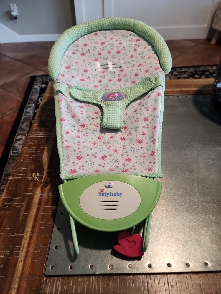 American Girl Bitty Baby Doll Vibrating Bouncer Bouncy Seat 💕