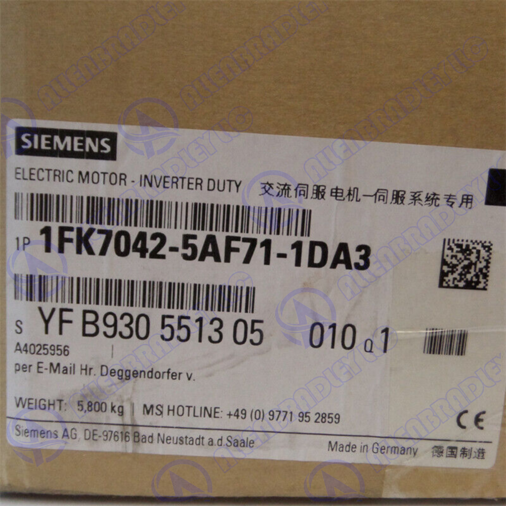 1FK7042-5AF71-1DA3 SIEMENS Servo Motor Expedited Shipping  GQZ1