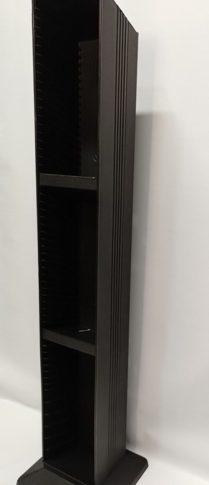 Vintage Alpha Compact Disk Storage Tower Holds 60 C.D.'s