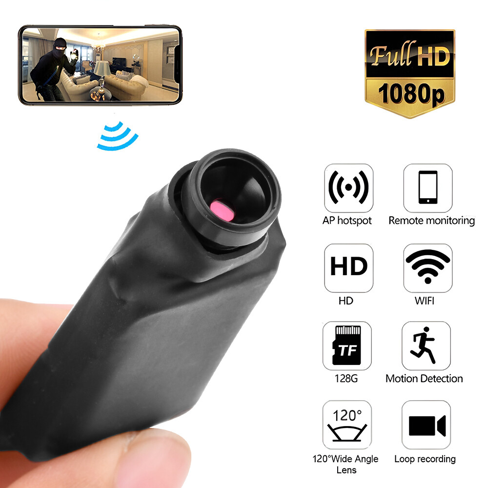 Wireless DIY Nanny Camera Mini WiFi IP DVR HD 1080P Portable