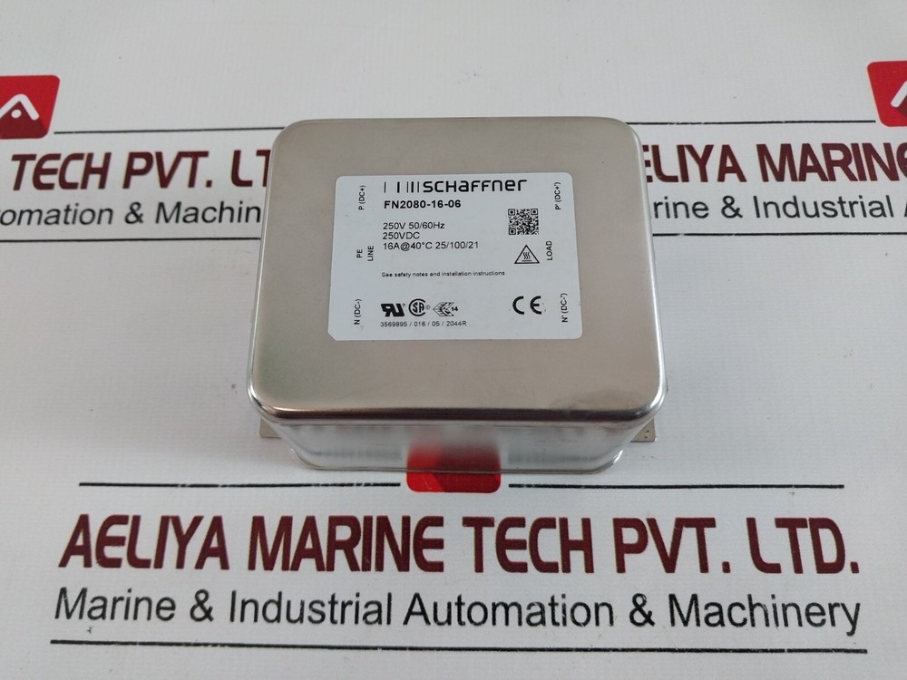 SCHAFFNER Fn2080-16-06 Power Line Filter 250Vdc