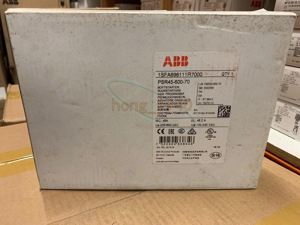 1PCS New ABB PSR45-600-70 soft starter 1SFA896111R7000