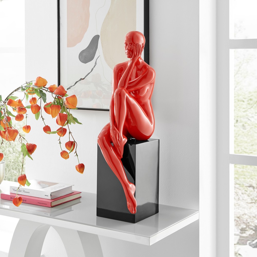 Lady Antoinette Resin Sculpture with Base - N/A