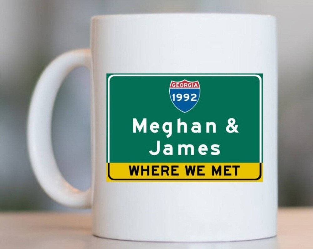 Custom Georgia Couples Gift Mug Georgia Home Gift Custom Couples Gift Mug
