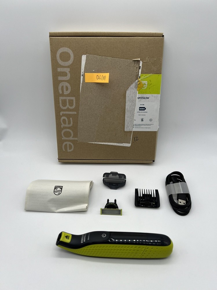 Philips Norelco OneBlade 360 Face Hybrid Electric Beard Trimmer QP2724/90 (Q6(10