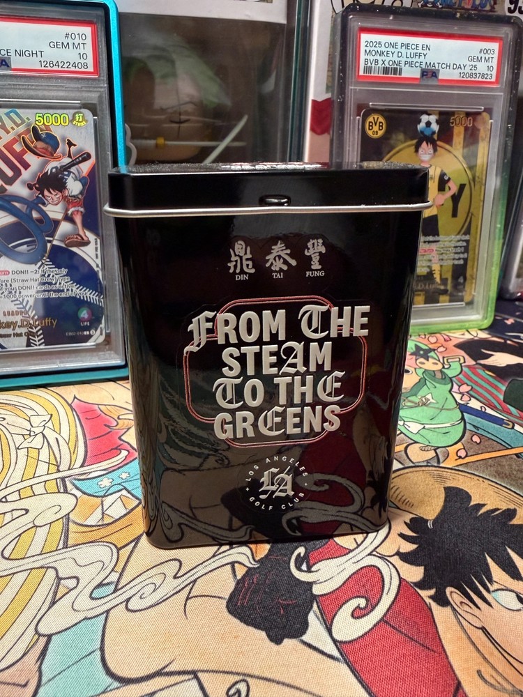 Los Angeles Golf Club LAGC TGL DIN TAI FUNG COLLAB TEE TIN BOX AND TEES (3)