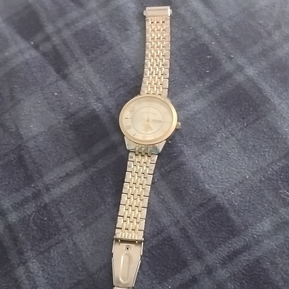 U.S. Polo Assn. Men's Two-Tone Quartz Wristwatch Day/Date Stainless Steel