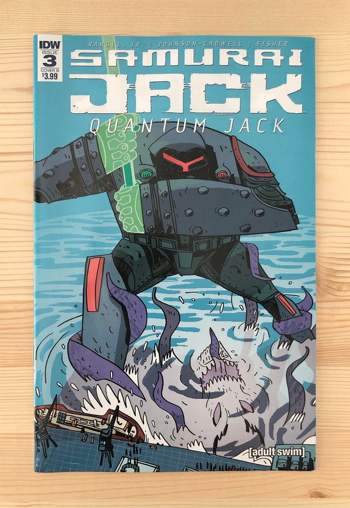 Samurai Jack Quantum Jack #3 Variant Cover B IDW Comics 2017 Adult Swim