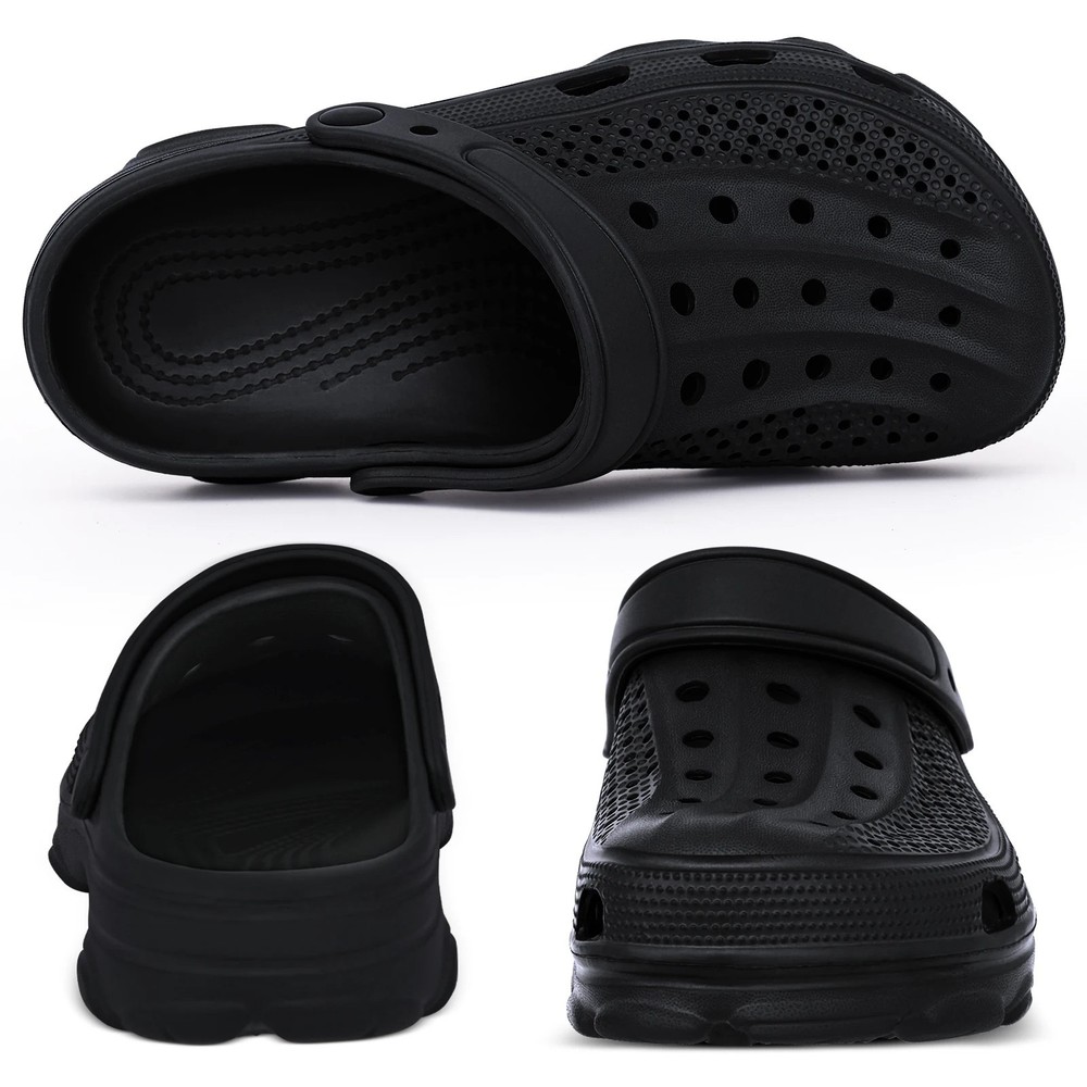 Men’s COMFORT Clogs – Breathable Garden Sandals Non-Slip Indoor Outdoor Shoes