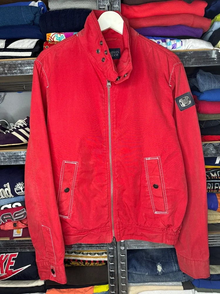 Armani Jeans Vintage Style Bomber Jacket Y2K