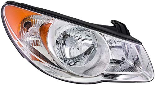 OE Style Left Headlight for Kia Optima 11–13 Black Housing Clear Lens