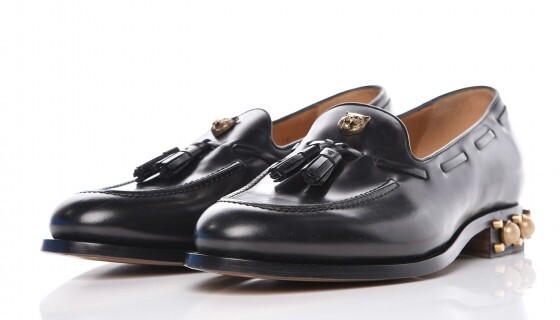 Gucci Mens Sagan Tassel Loafers Luxury Casual Shoes