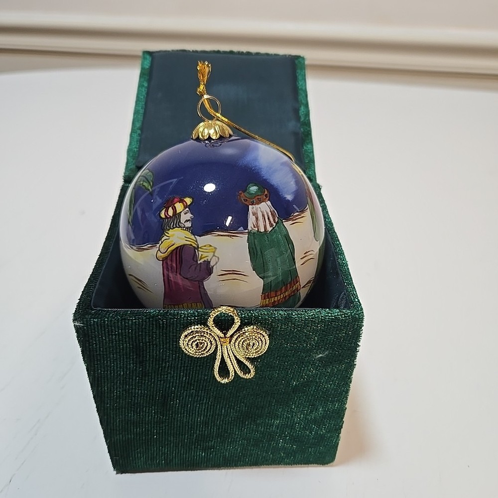 Vintage Pier 1 Li Bien Christmas Ornament Three Wise Men Star Bethlehem 1999