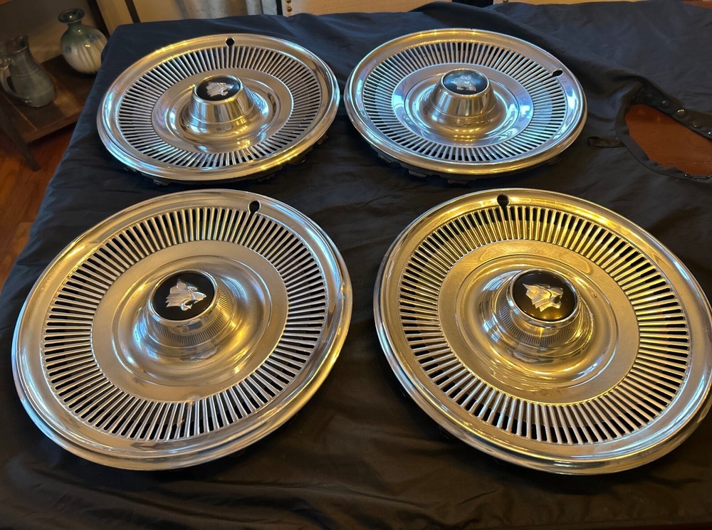 Vintage 1969 Buick Wildcat Wheel Covers for Classic Car Restoration