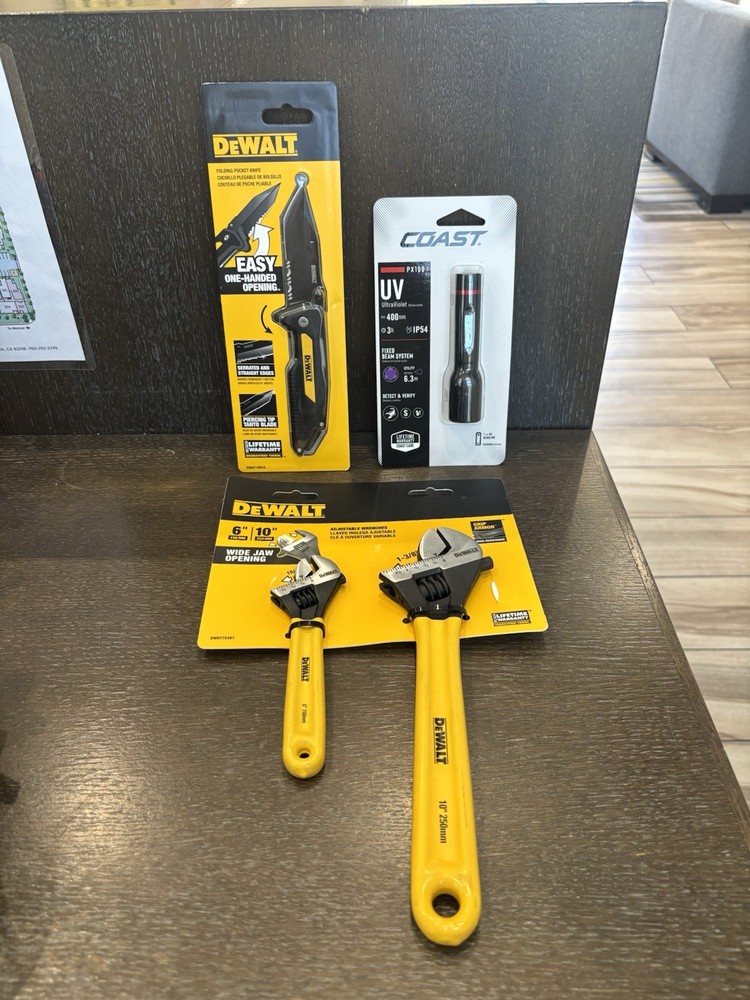 Brand New Hand Tools Set – 3 Essential Items with Photos