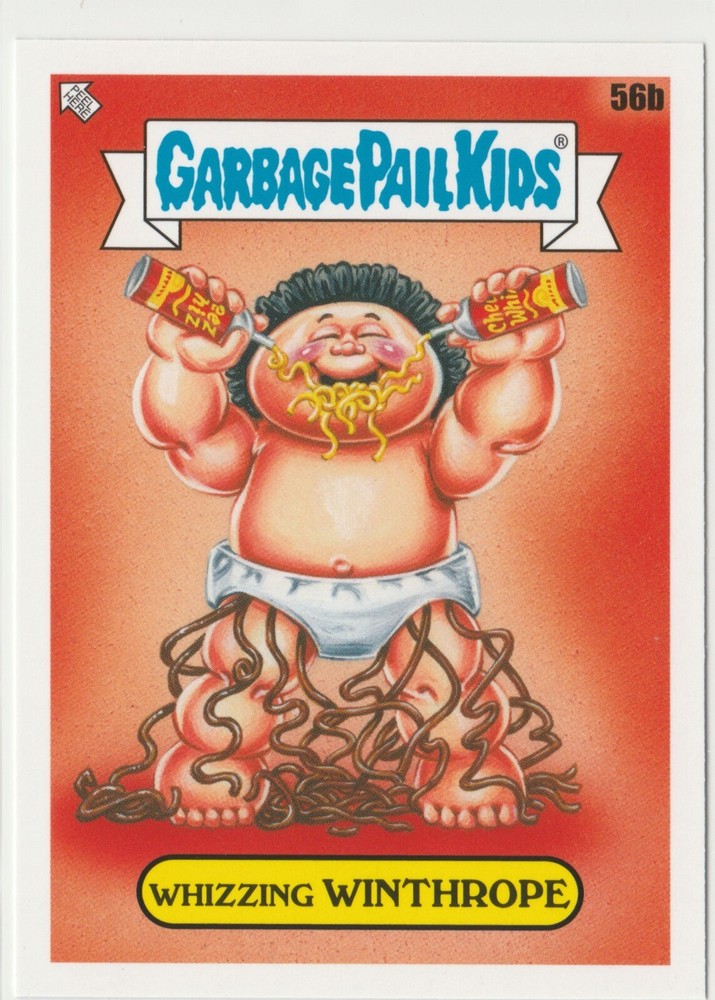 Whizzing Winthrope Garbage Pail Kids GPK 2021 Food Fight Series 56b