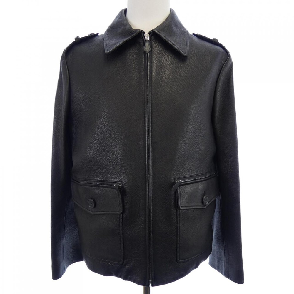 Authentic Hermes HERMES pa318 leather jacket #230-000-374-2555