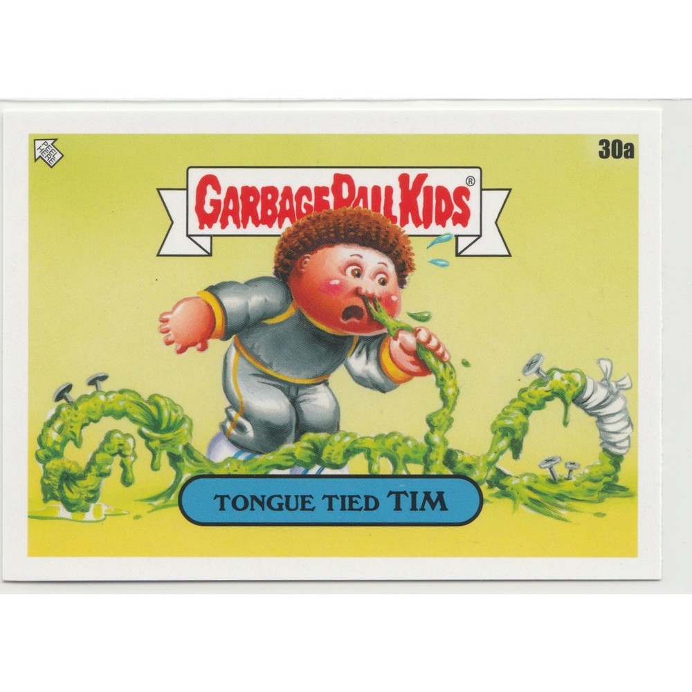 Tongue Tied Tim #30a Garbage Pail Kids GPK 35th Anniversary Series Card 2020