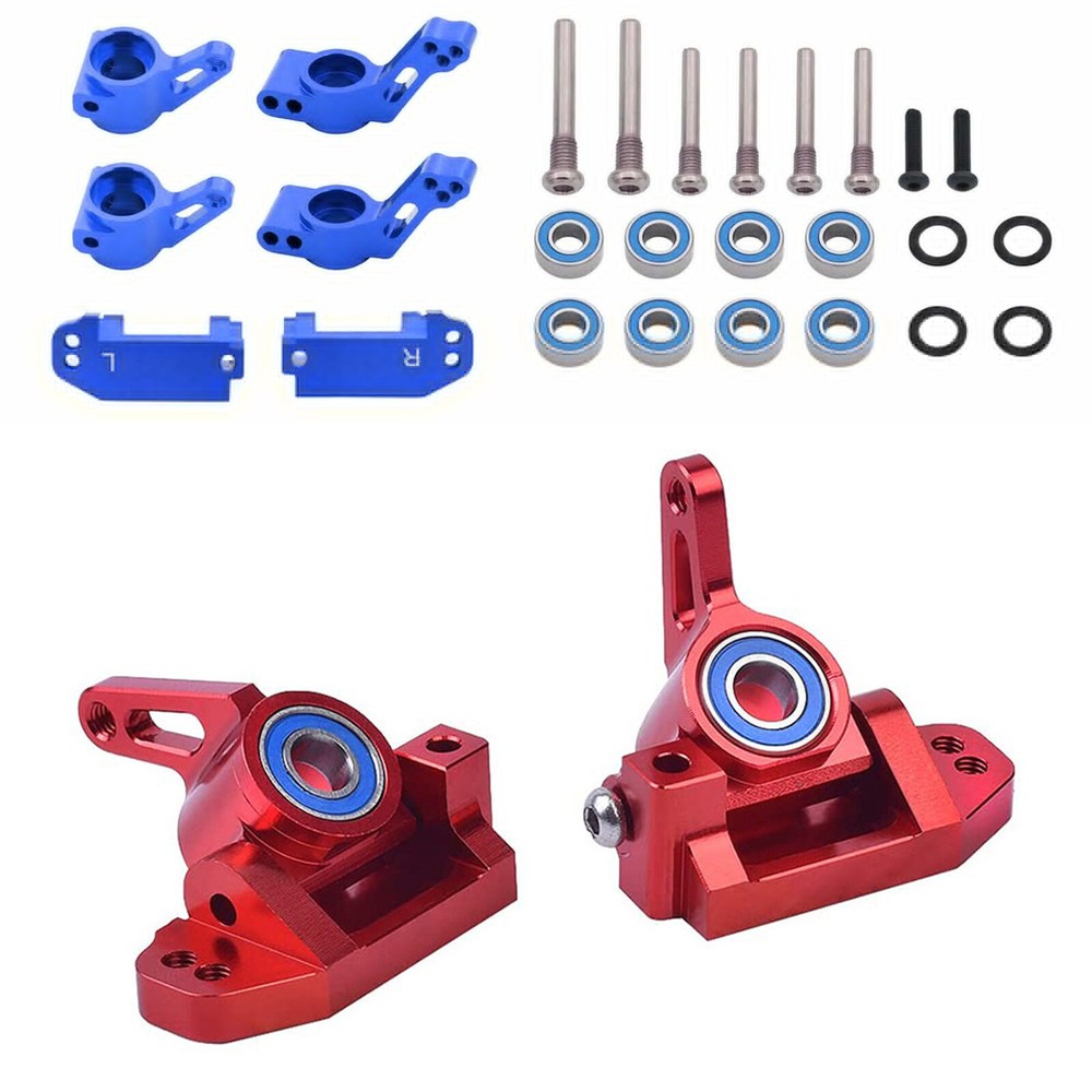 For 1:10 Traxxas Slash 2WD Front Caster Block Steering & Rear Stub Axle Carriers