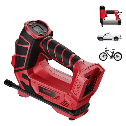 Air Compressor for Brad Nailer Stapler, Milwaukee 18V Battery, 120PSI Cordless