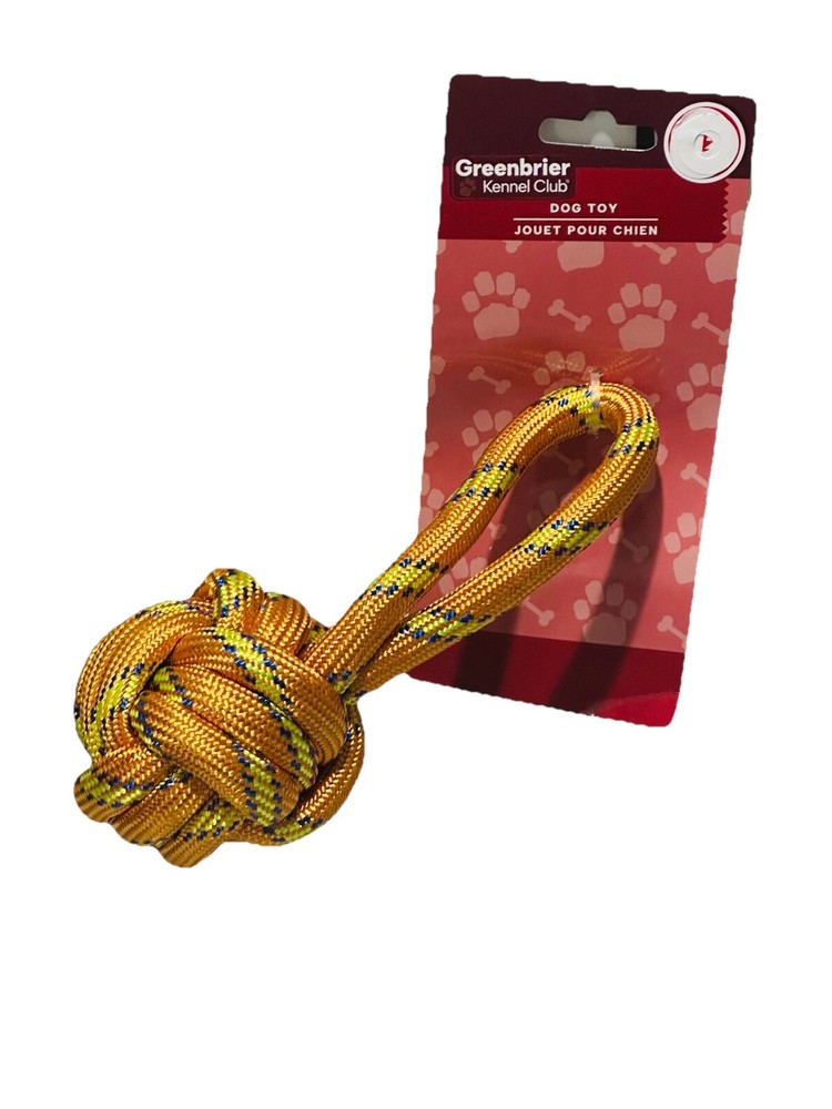 NEW with Tag NWT Rope Ball Strong High Quality Dog Toy Multicolor