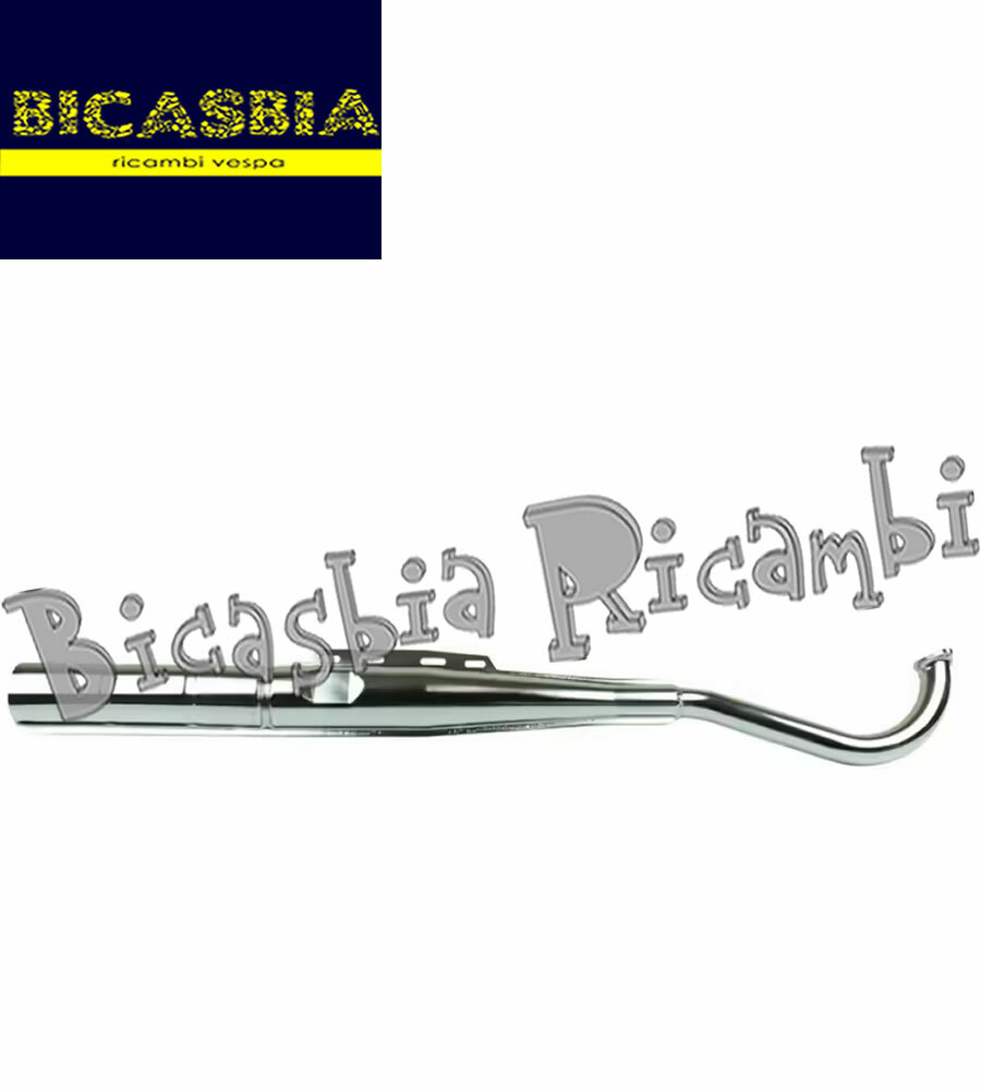16551 - Silencer Chrome Hose Exhaust DM 28 Motoesa 50 Puch - Piaggio Puch 1