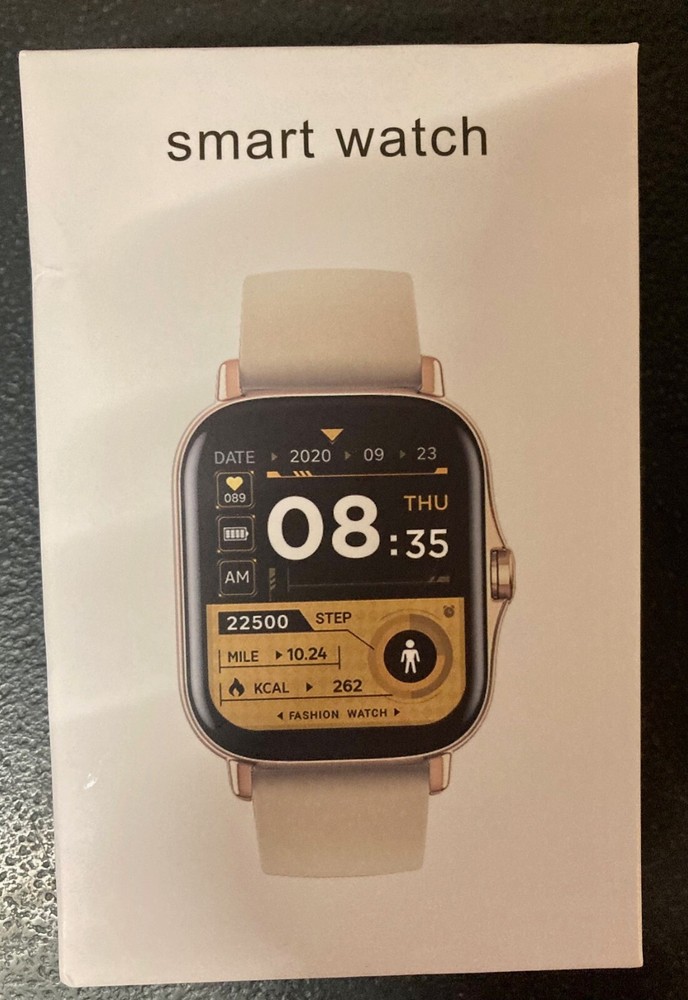 Y-13 Smart Watch, Heart,Phone,Music,Steps, GOLD - NIB!