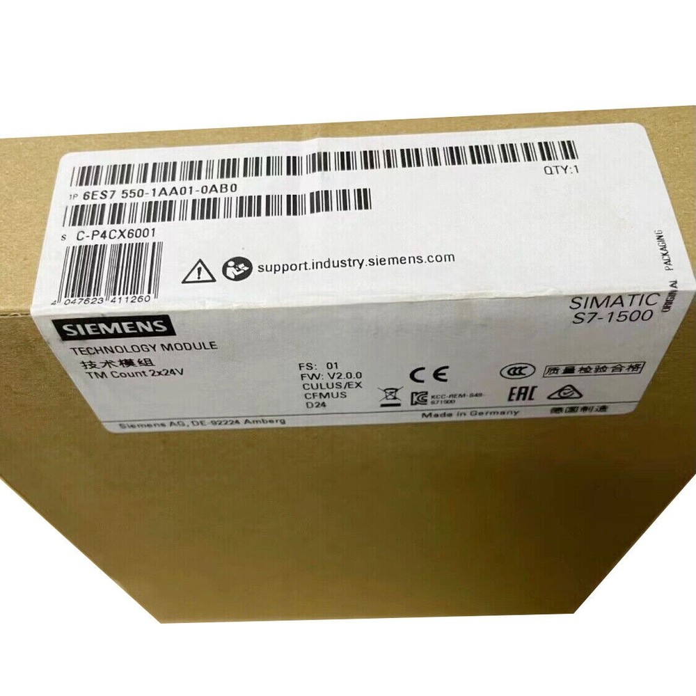 6ES7550-1AA01-0AB0 1PC New Siemens PLC MODULE 6ES7550-1AA01-0AB0