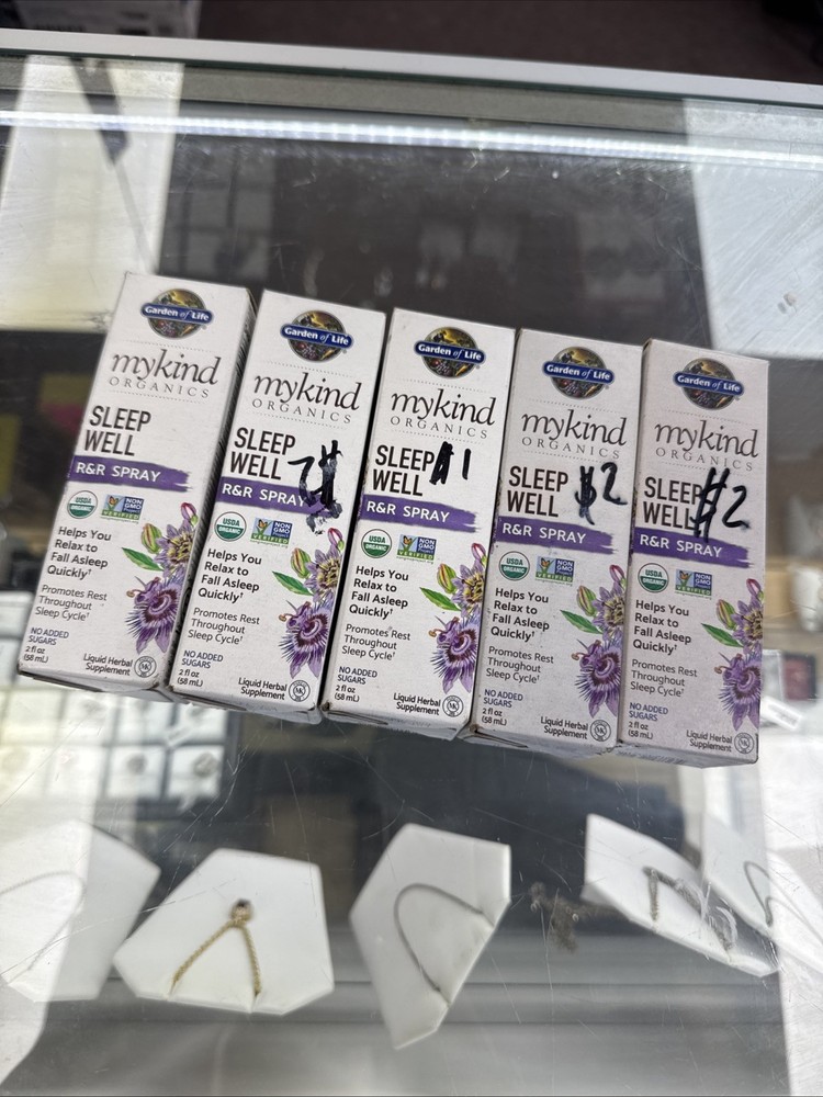 Garden Of Life Organic Sleep Well Rest Refresh Spray New 11/22 Pack of 5