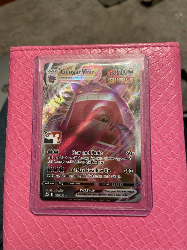 Gengar Vmax 157/264 Pokemon Fusion Strike Card 2021
