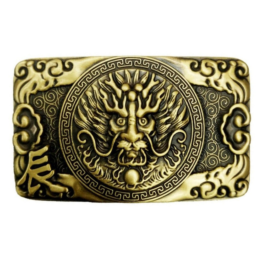 Solid Brass Belt Buckle for Men Fits 1.5