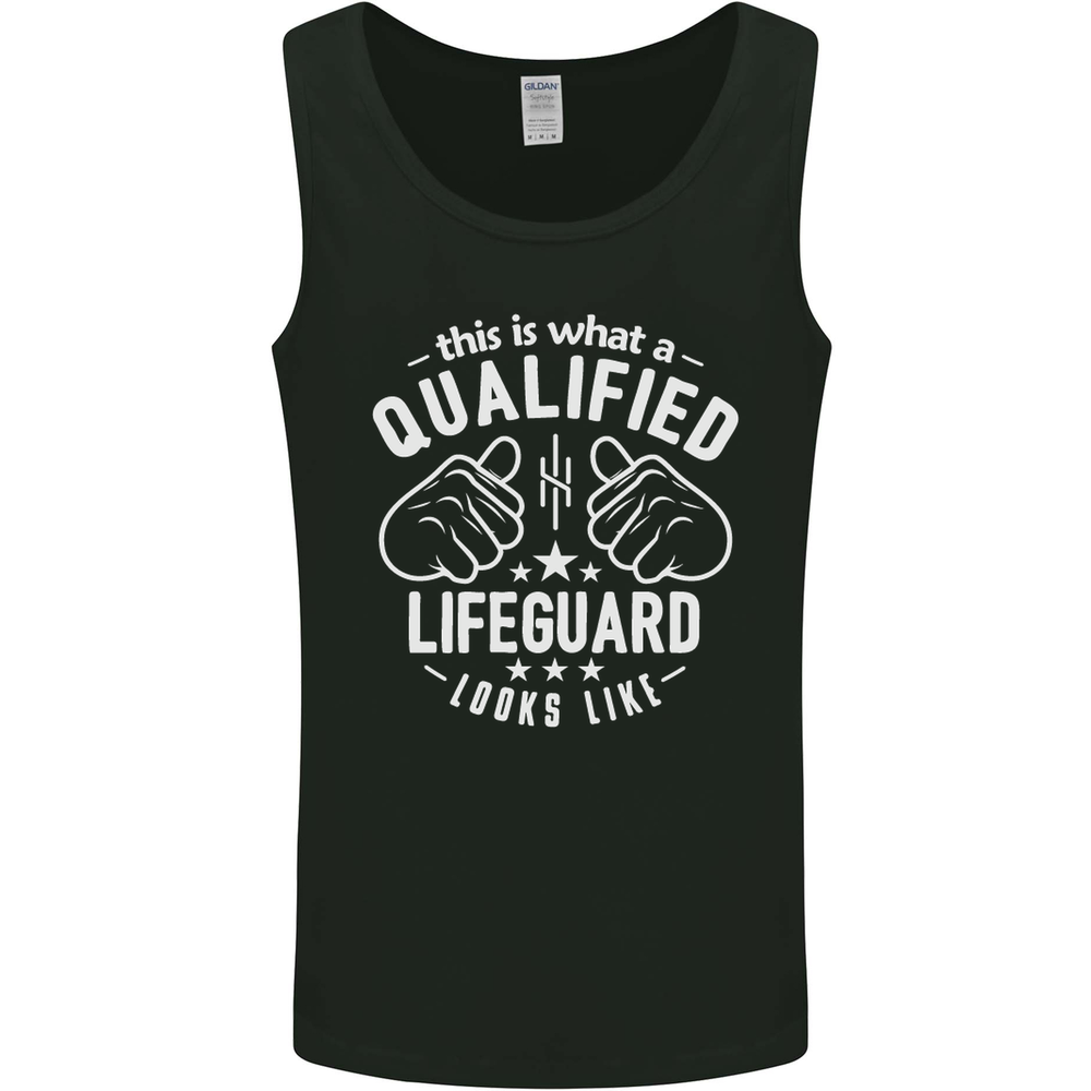 A Qualified Lifeguard Looks Like Mens Vest Tank Top