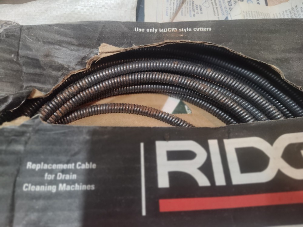 RIDGID Model C-6 3/8 X 35(10 mm) x 10.7M) Wind Cable - 62260