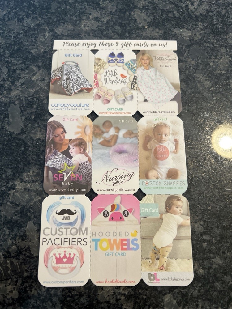 9-in-1 Nursing Cover Pillow Sling Carseat Canopy Gift Set $390 Value-image