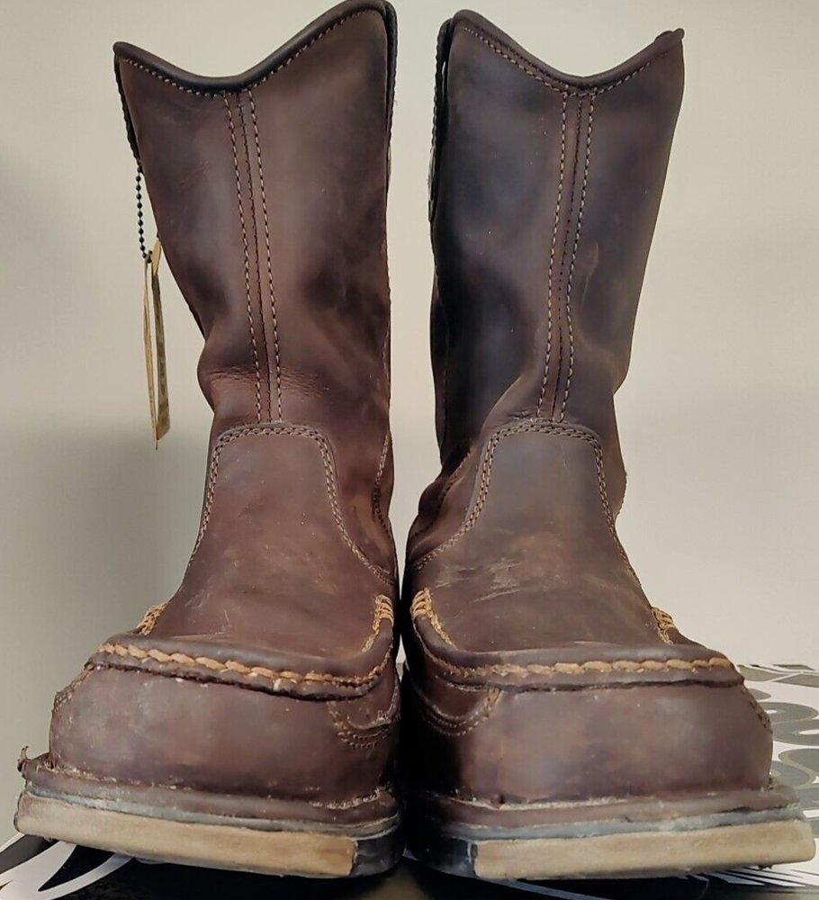 GEORGIA BOOT GB00226 MEN'S ATHENS PULL-0N WORK BOOT-SIZE 11W-DARK BROWN