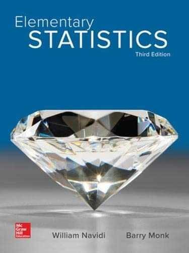 Elementary Statistics - Hardcover, by Navidi William; Monk Barry - Acceptable
