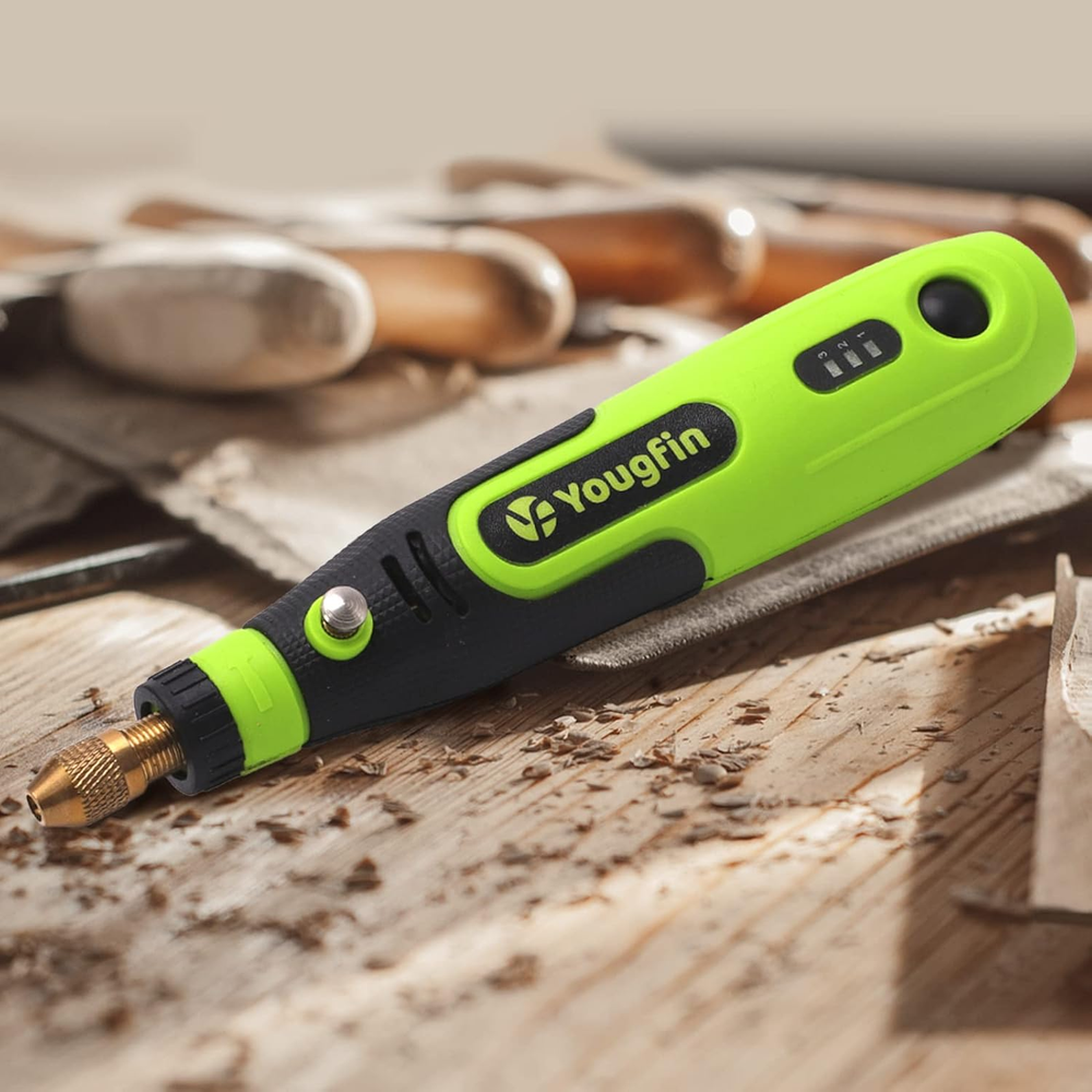 Mini Cordless Rotary Tool, 3-Speed and USB Charging Rotary Tool Kit with 44 Acce