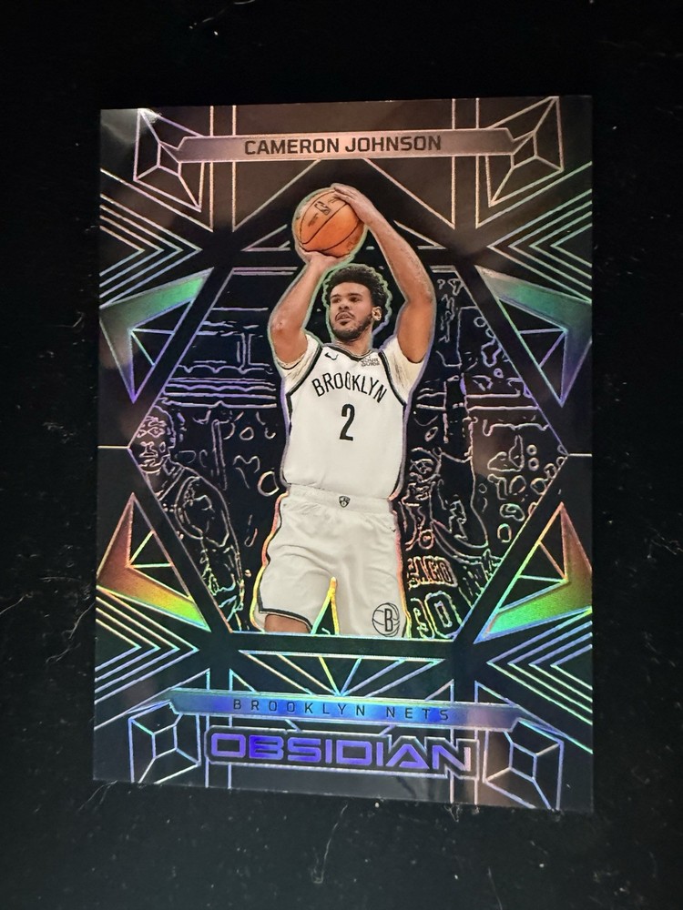 Cameron Johnson 2024-25 Panini Obsidian Electric Etch Silver #43
