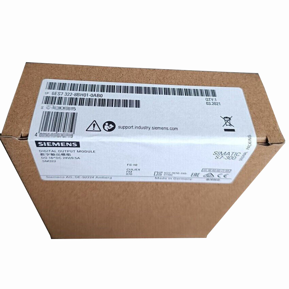 6ES7 322-8BH01-0AB0 NEW SIEMENS 6ES7322-8BH01-0AB0 S7-300 Digital Output Module