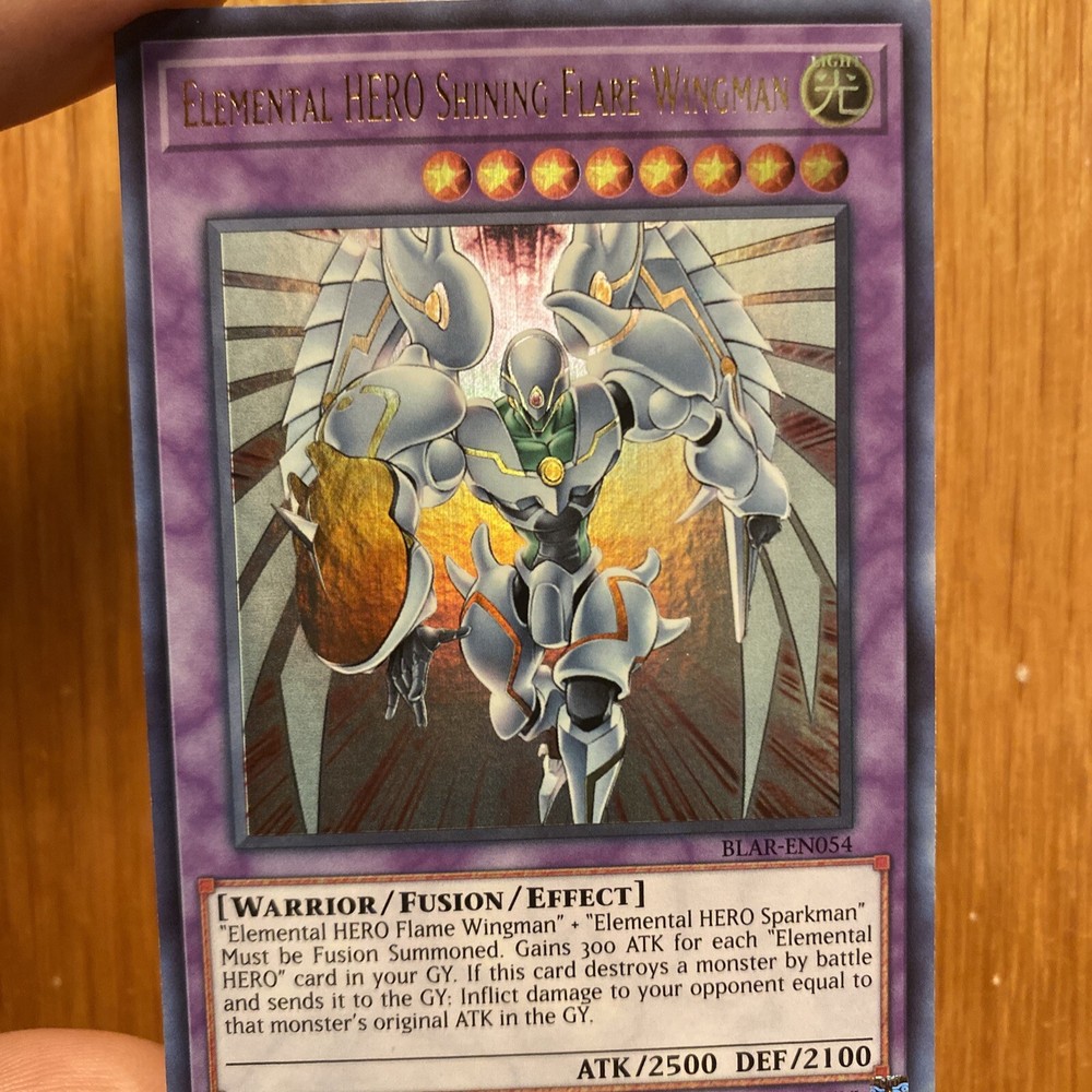 Yu-Gi-Oh Speed Duel 1st Edition Elemental HERO Shining Flare Wingman SGX3-ENI25
