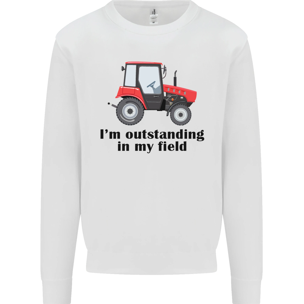 Im Outstanding in My Field Farmer Tractor Mens Sweatshirt Jumper