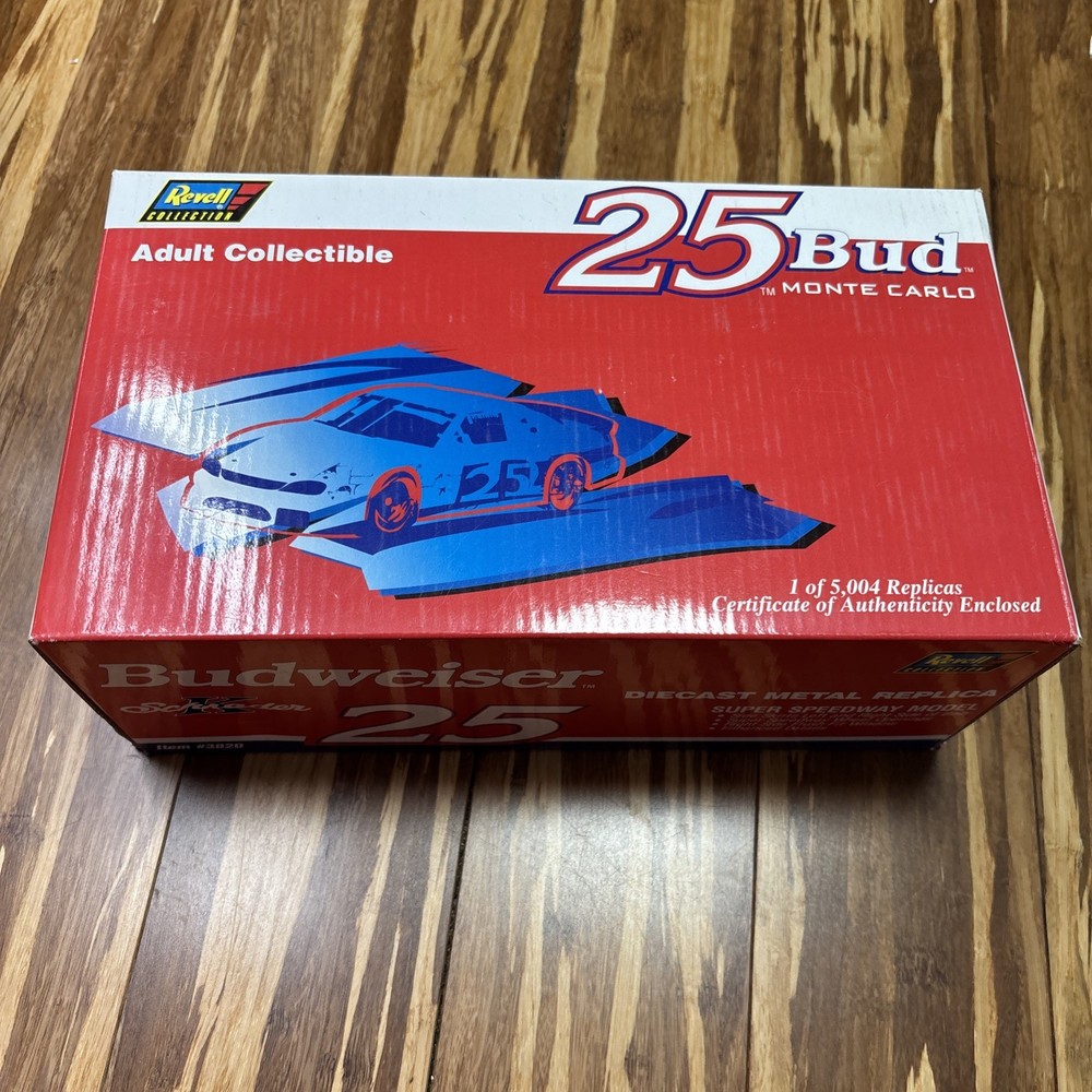 Revell 1:24 Ken Schrader 25 Budweiser Chevy Monte Carlo Diecast Limited Edition 5004