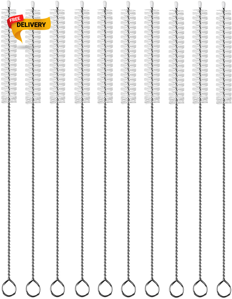 12-Inch Extendable Straw Cleaner Brush – Extra Wide 12mm Pipe Cleaners