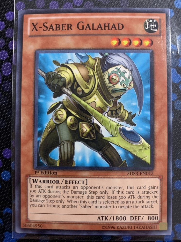 X-Saber Galahad 5DS3-EN013 Starter Deck: Duelist Toolbox 1st Edition