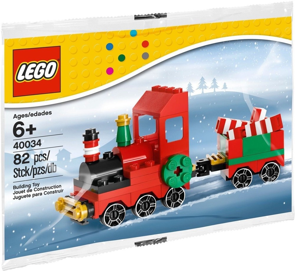 LEGO Christmas Train 40034 Used 97% Complete Holiday Seasonal Set  -image