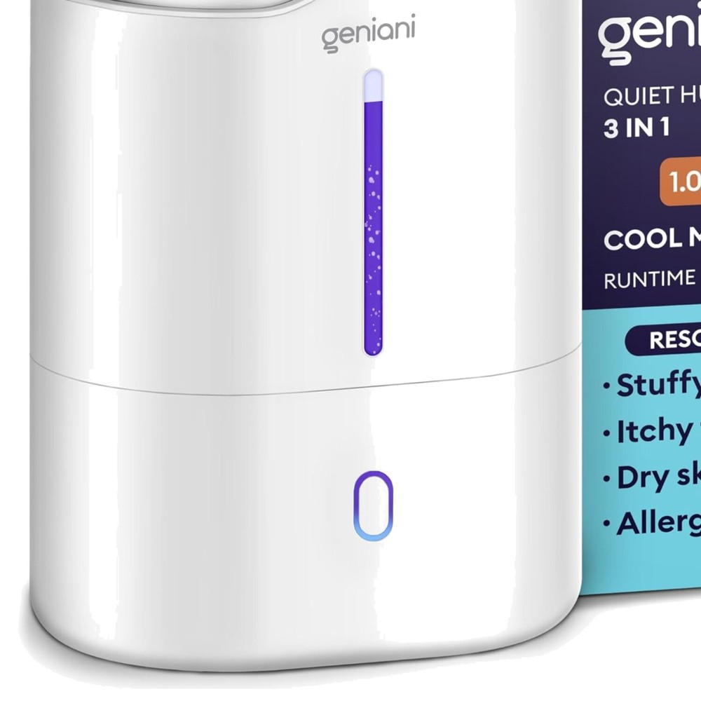 Large Cool Mist Humidifier with Essential Oil Diffuser for 376 sq ft Rooms  