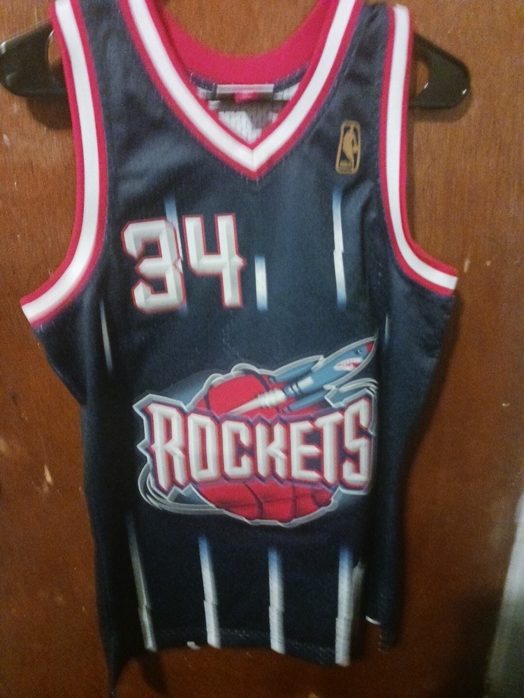 M&N Hakeem Olajuwon NBA Throwback Jersey Size Small