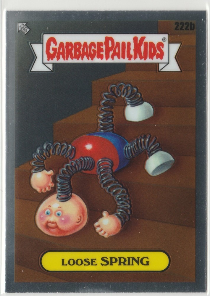 Loose Spring #222b Garbage Pail Kids GPK 2023 Chrome Series 6 CS6 Trading Card